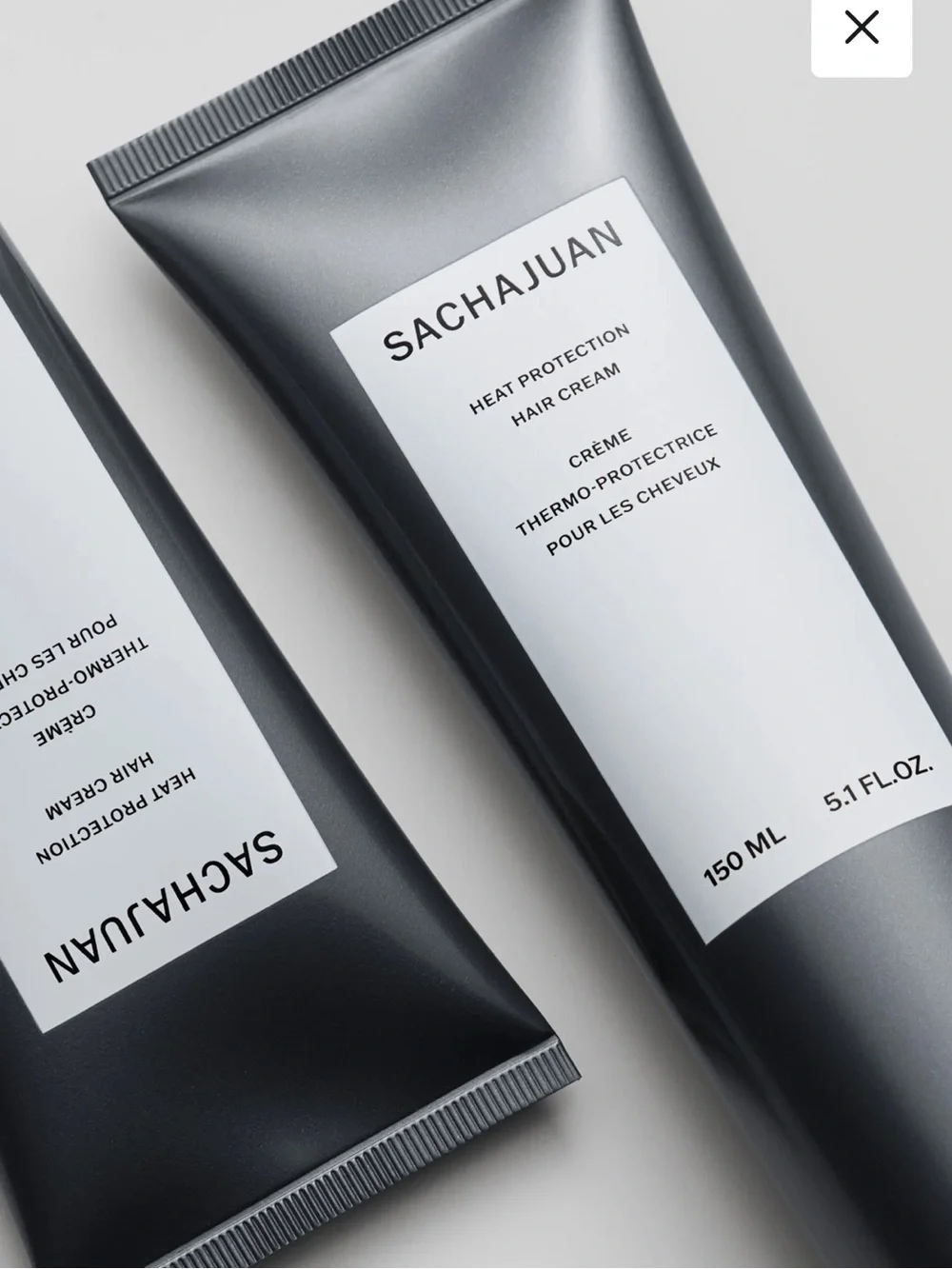 Sachajuan Heat Protection Hair Cream - Black
